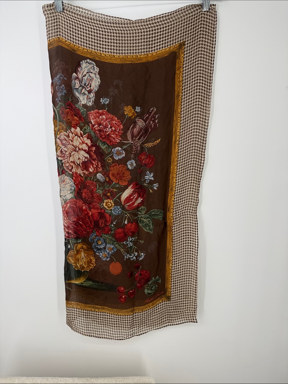 Vintage Ralph Lauren Silk Scarf